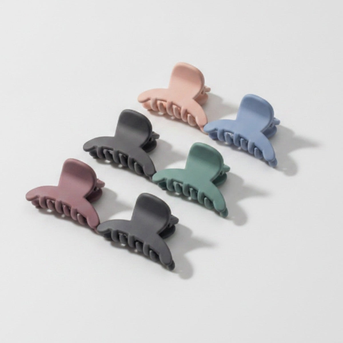 Mini Claw Clips Six-Pack Set - Blush – hair accessories (view 1)