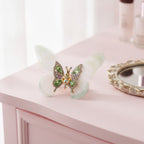 Sparkly Butterfly Hair Claw - Green