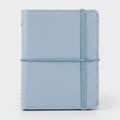 Light Blue Elastic Band Notebook Journal – stationery (view 1)