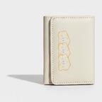 Cream Puppy Outline Trifold Card Wallet – bags & wallets (view 1)