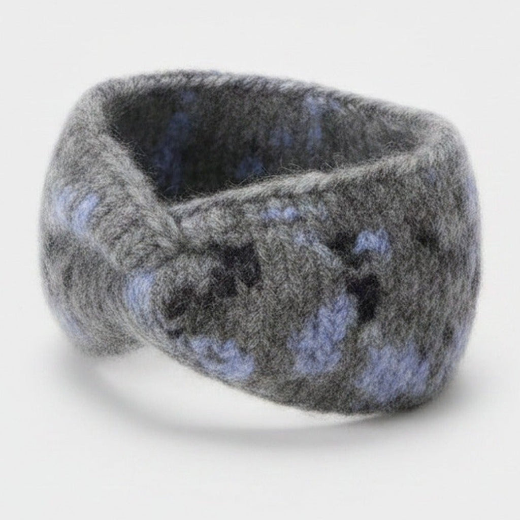 Speckled Knit Headband Flecked - Gray – hair accessories (view 1)
