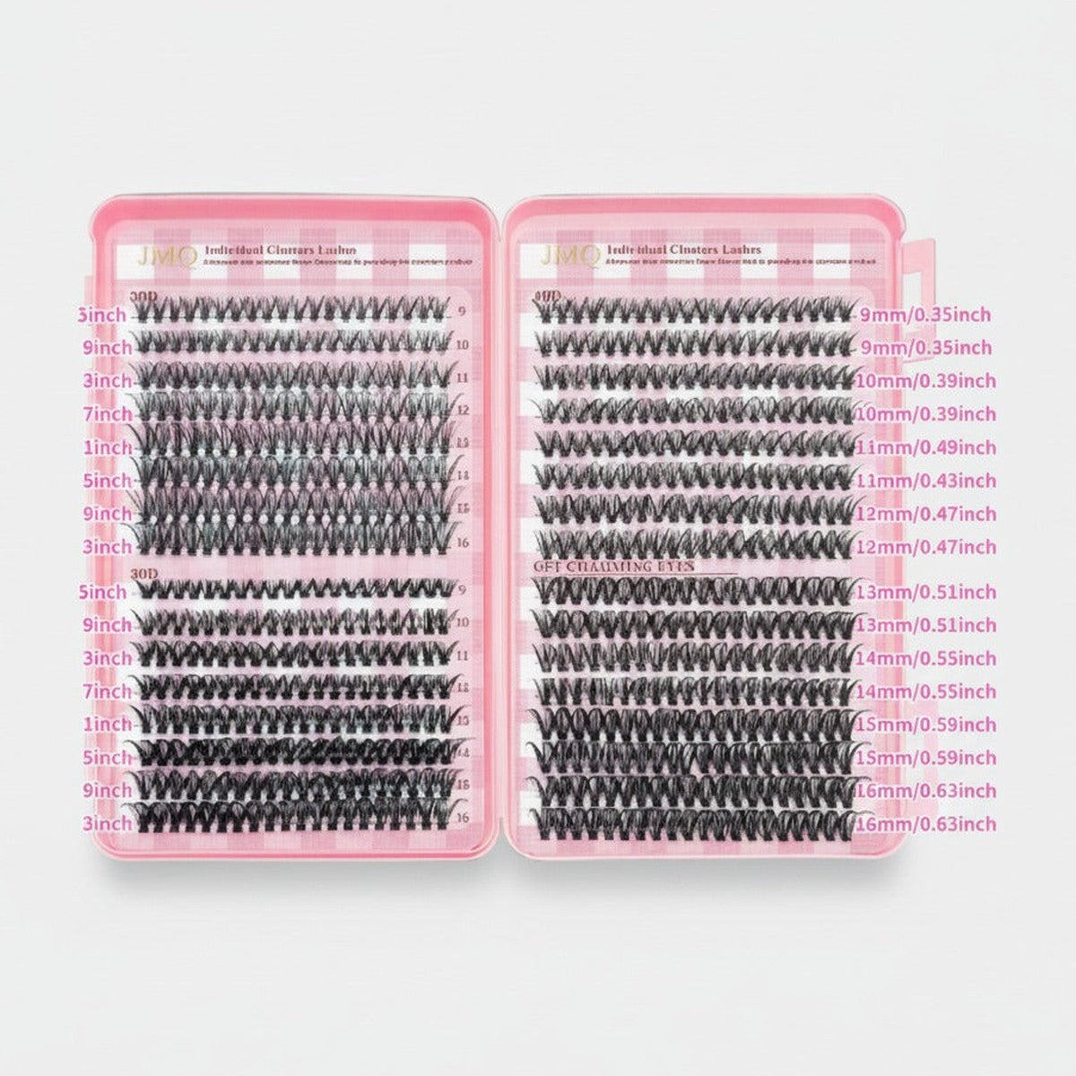 Individual Cluster Lashes Kit - 32 Lashes Variety Pack