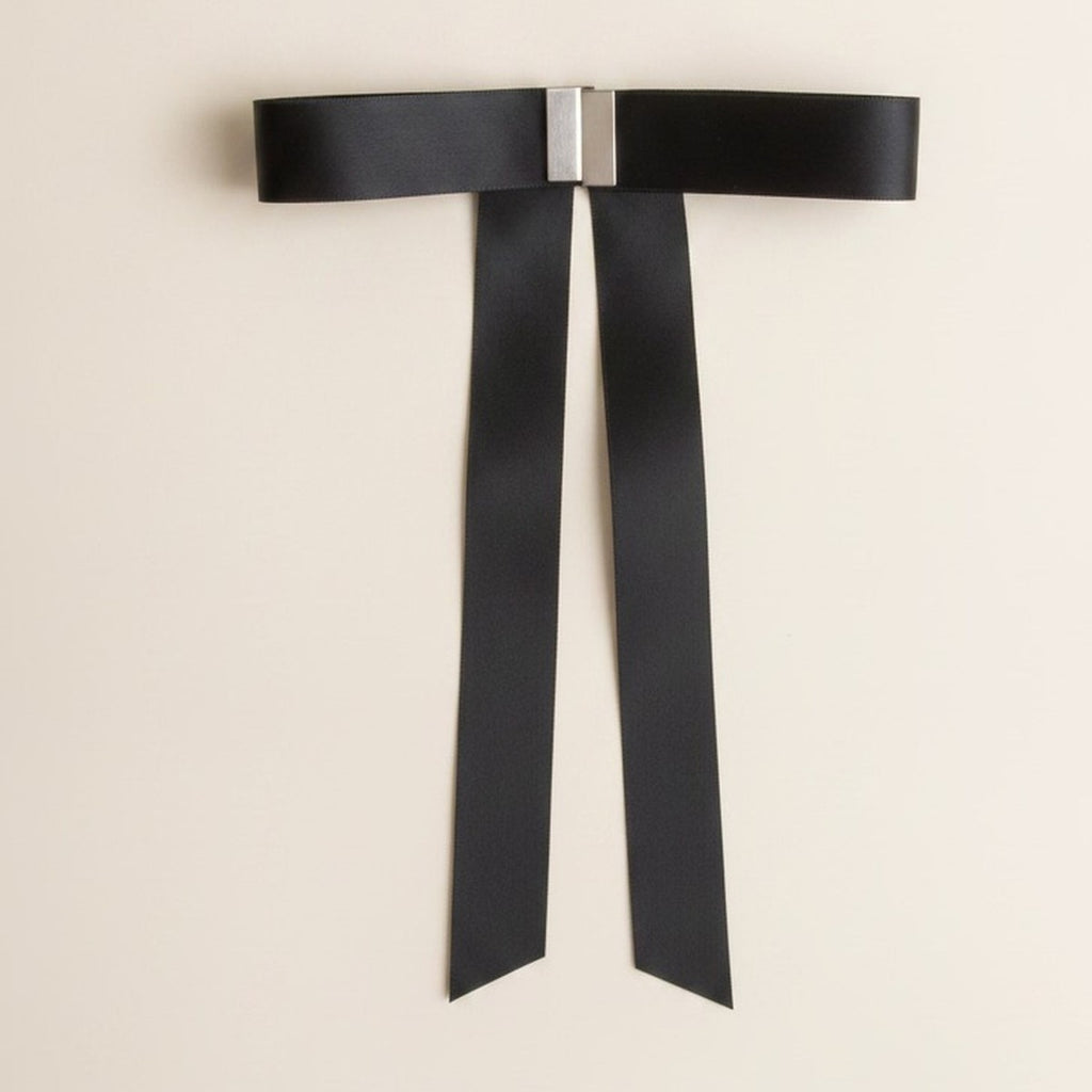 Elegant Long Tail Bow Hair Clip – hair accessories (view 1)