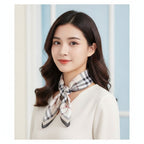 Plaid Lightweight Scarf Wrap - Mauve Plaid