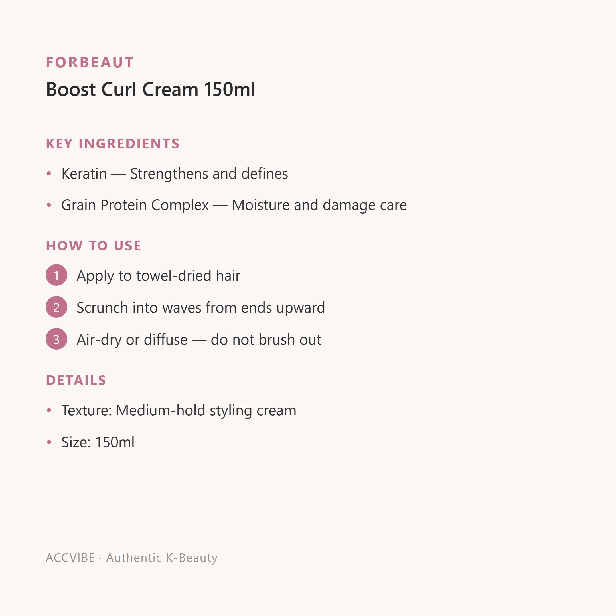 Boost Curl Cream 150ml
