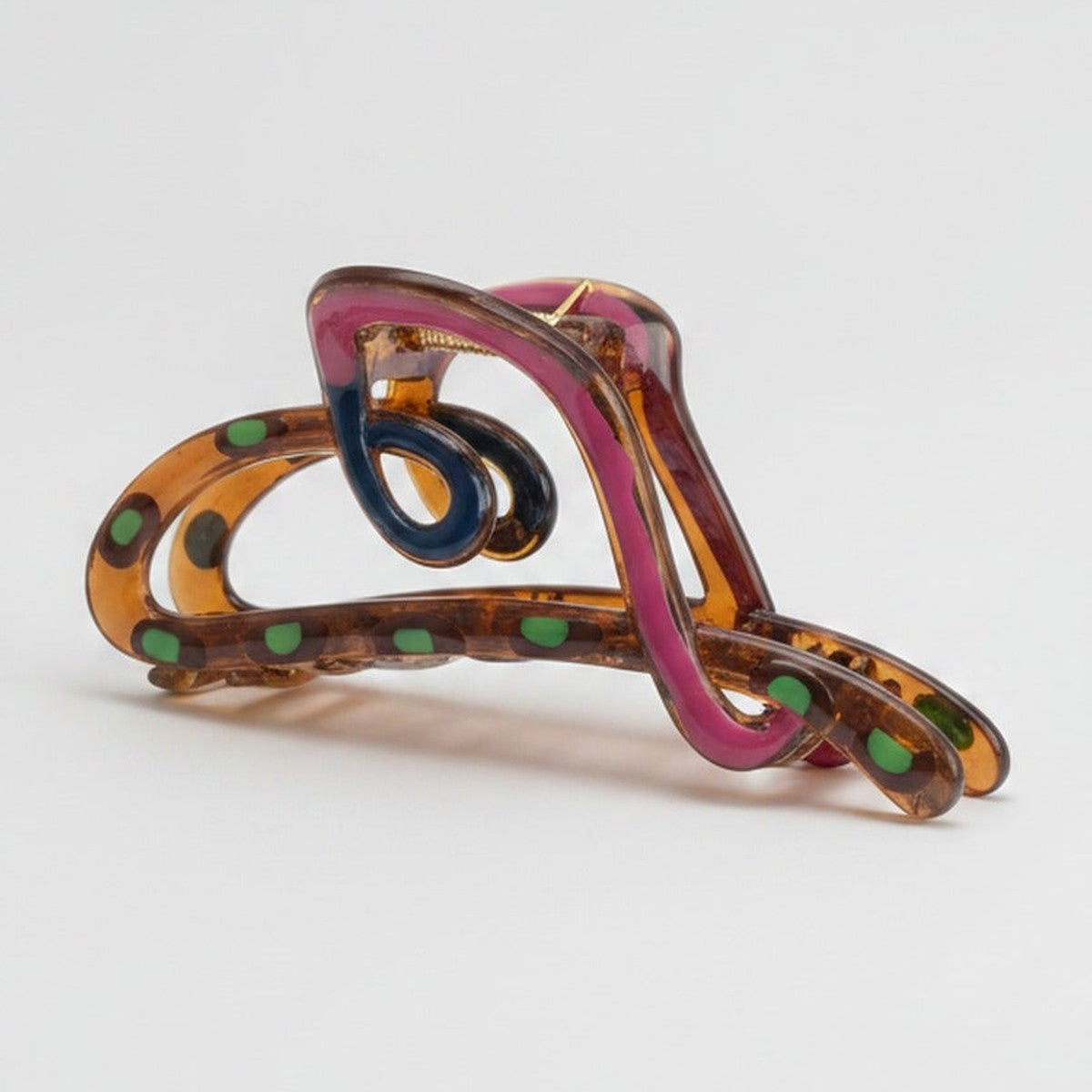 Colorful Snake Hair Claw Clip – hair accessories (view 1)