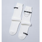 Slouchy Knee-High Socks - White