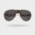 Rhinestone Pearl Aviator Sunglasses – eyewear (view 1)