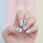 Nail Art Sticker Sheet - Gold