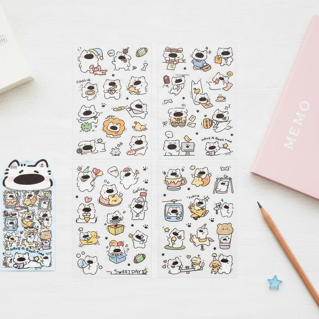 Puppy Roaming Sticker Set - Puppy Adventures