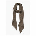 Checkered Black & Cream Lightweight Scarf – scarves & belts (view 1)