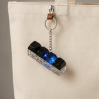 Mini Keyboard Switch Keychain - Black 4-Key