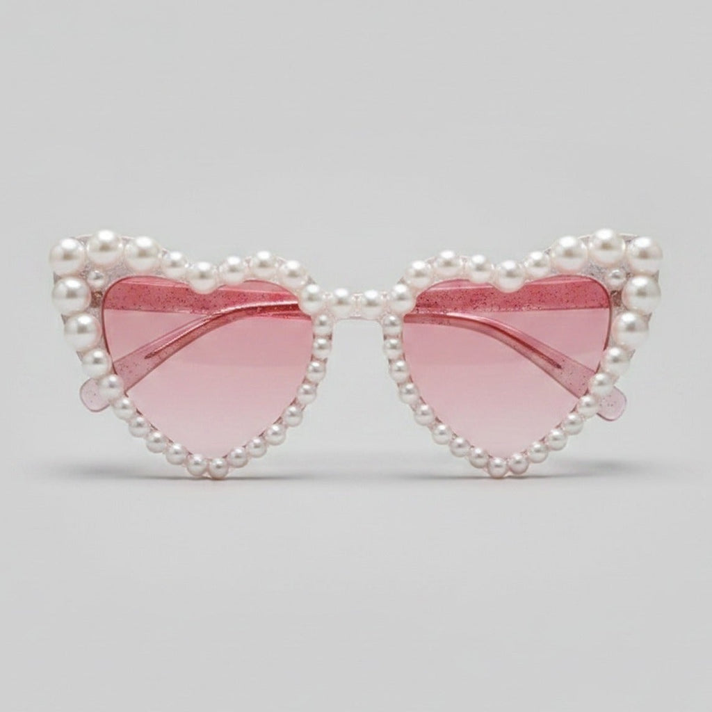 Pearl Heart Tint Sunglasses - Metal Sprout #A03 #XA-5501 – eyewear (view 1)