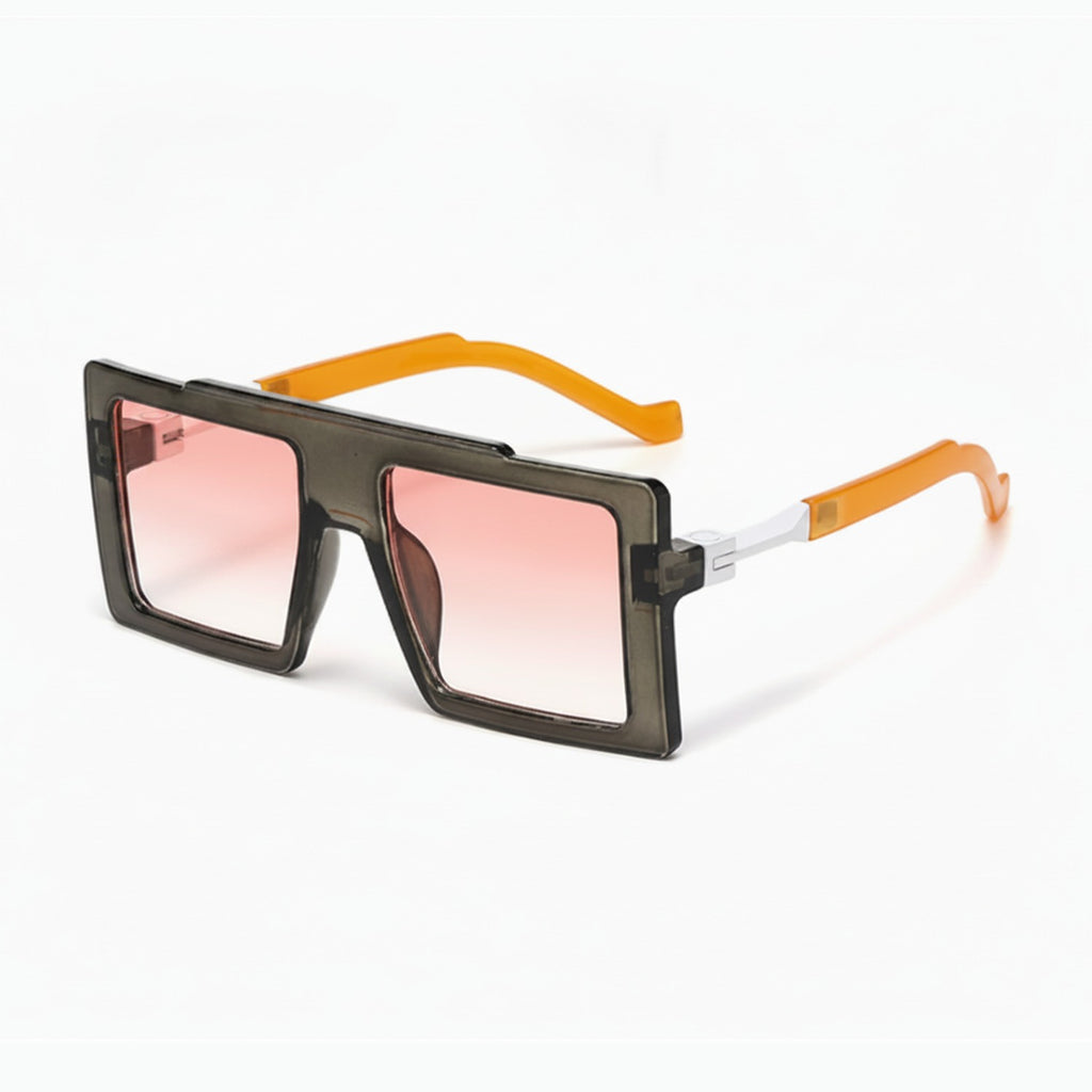Square Oversized Gradient Pink Sunglasses – eyewear (view 1)