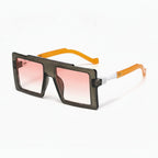 Square Oversized Gradient Pink Sunglasses – eyewear (view 1)