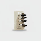 Pearl & Crystal Mini Claw Clips Set Champagne Pearl & Gunmetal