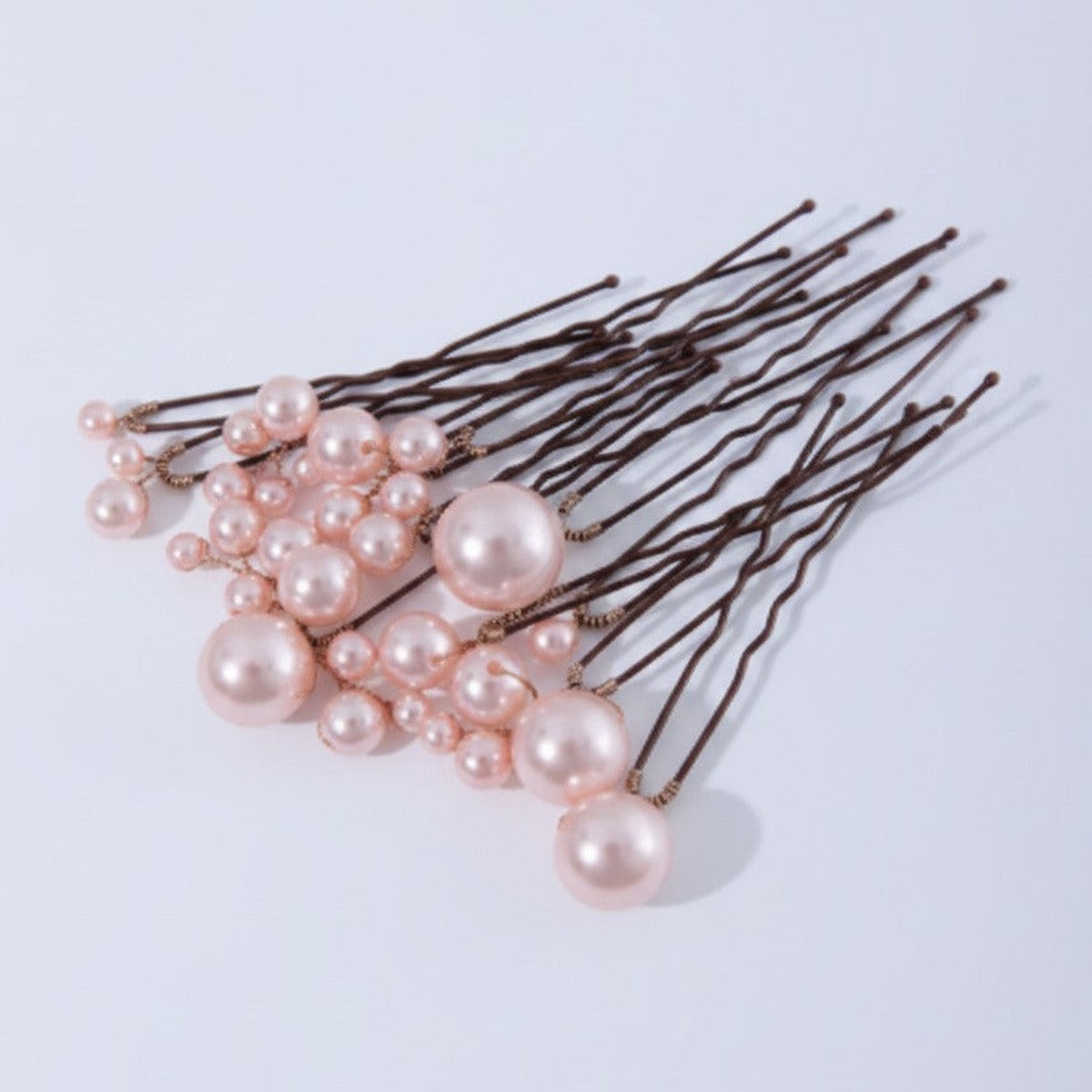 Pearl Hair Pin Set - Pink Pearl
