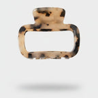 Tortoiseshell Rectangular Hair Claw Clip – hair accessories (view 1)
