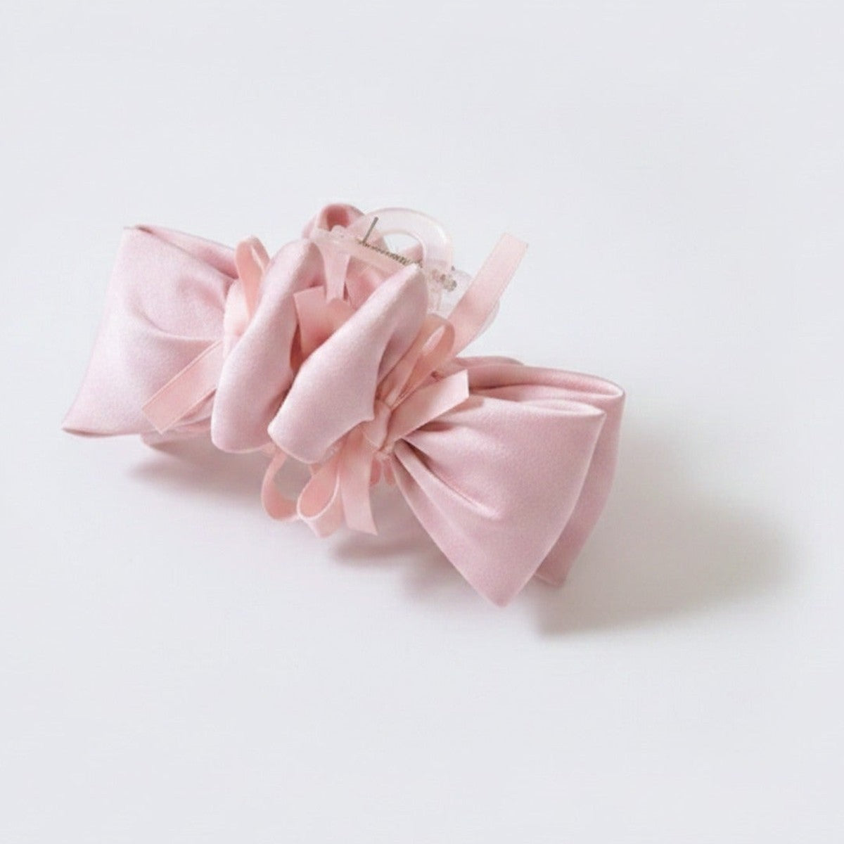 Velvet Bow Hair Claw Clip - Pink Butterfly Bow Hair Clip – hair accessories (view 1)