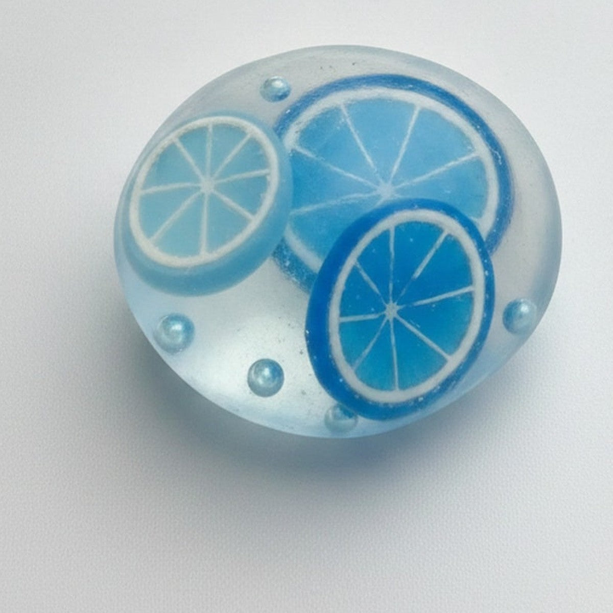 Citrus Slice Jelly Squishy - Blue