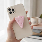 Squishy Pink Cheese Slice Plush Pink Cheese