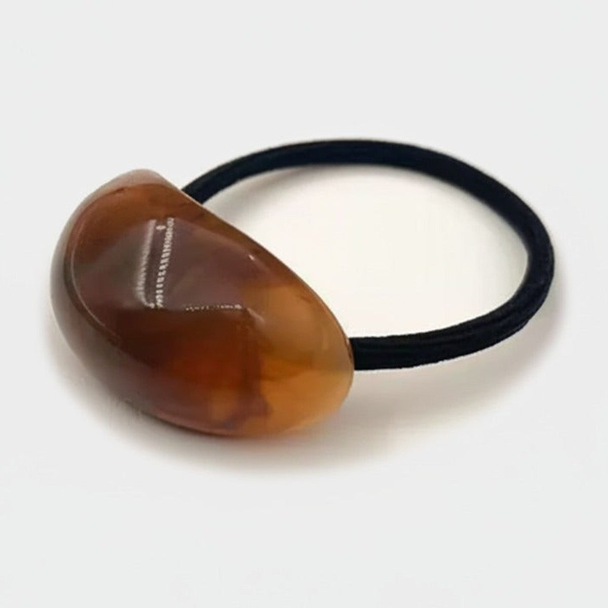 Tortoiseshell Brown Hair Tie Ponytail Holder – hair accessories