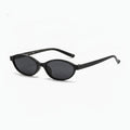Black Oval Retro Sunglasses – eyewear (view 1)