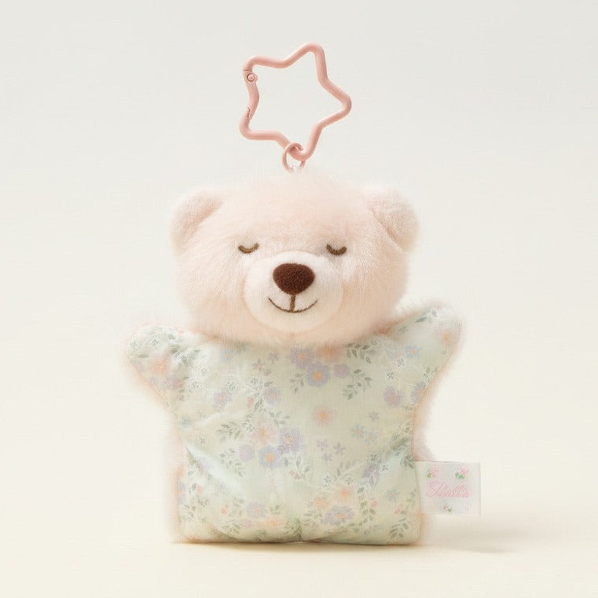 Fluffy Sleepy Bear Star Keychain – novelty & toys (view 1)