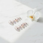Gel Shine Nail Tips Set - Nude Sparkle