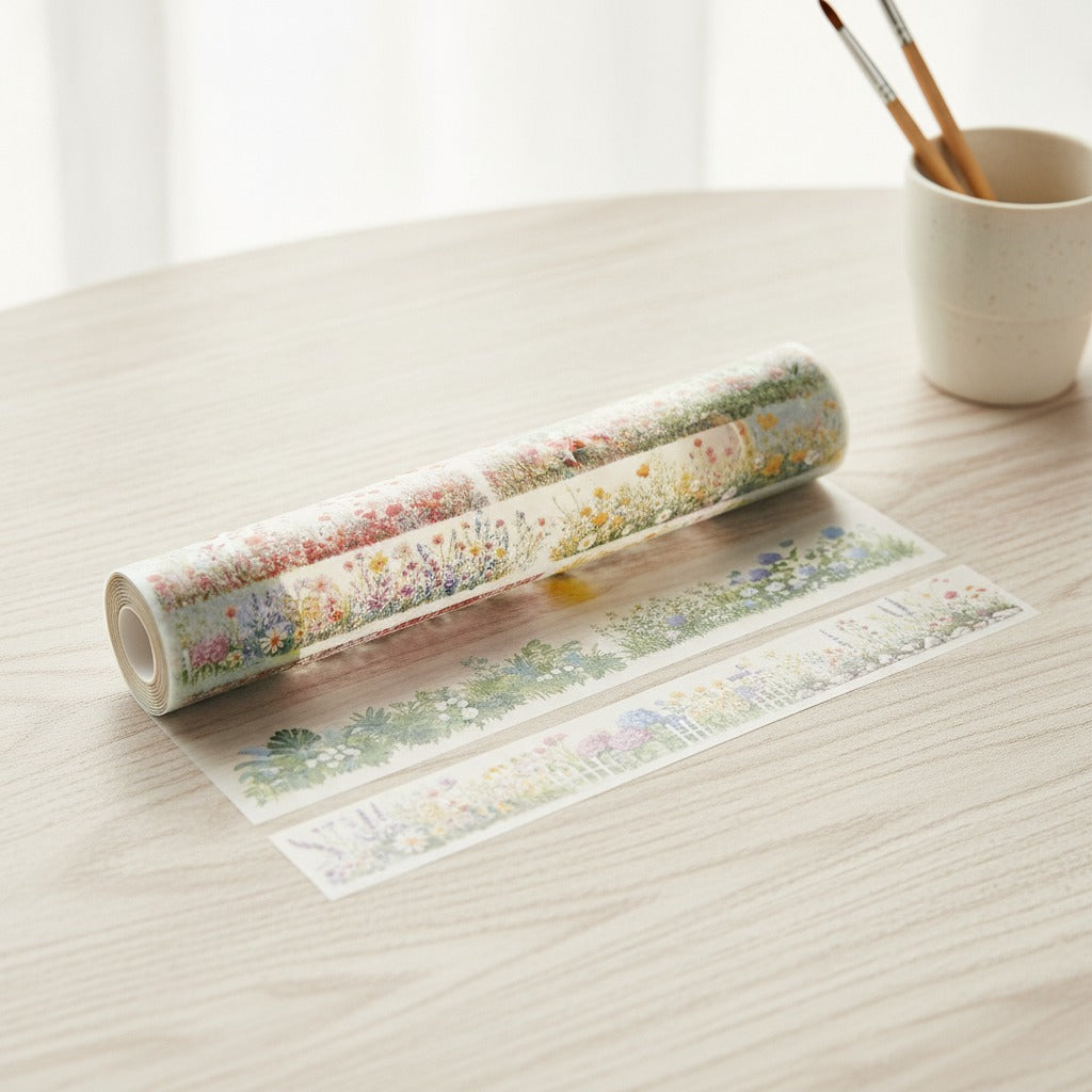 Landscape Washi Tape Set - Flower Field