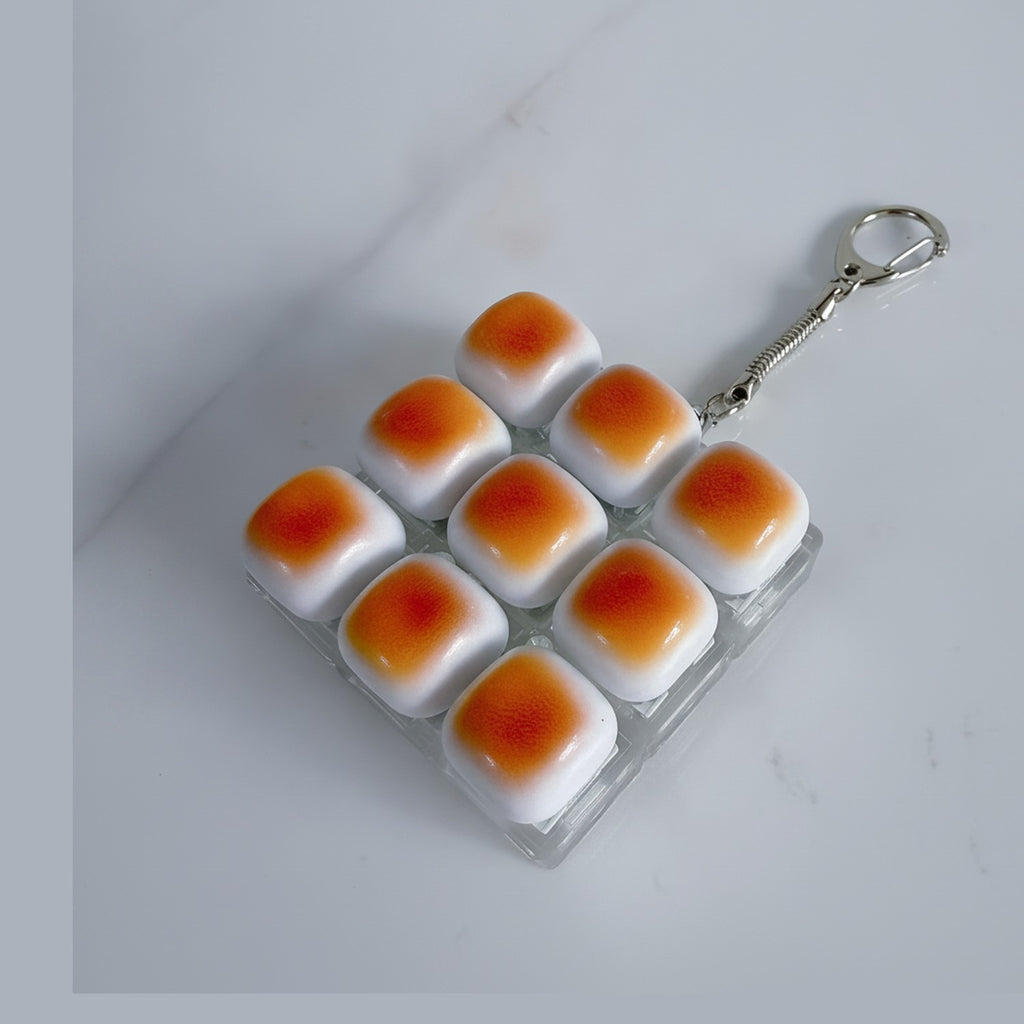 Squishy Toast Keychain - Square