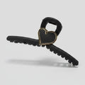 Black Heart Claw Hair Clip – hair accessories (view 1)