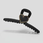 Black Heart Claw Hair Clip – hair accessories (view 1)