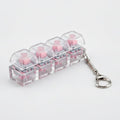Mini Mechanical Keyboard Keychain - Pink Switch