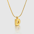 Chunky Heart Cutout Pendant Necklace - Gold