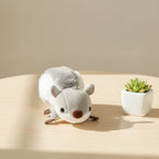 Plush Squirrel Keychain - Gray