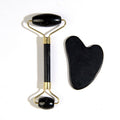Natural jade beauty containers - Black
