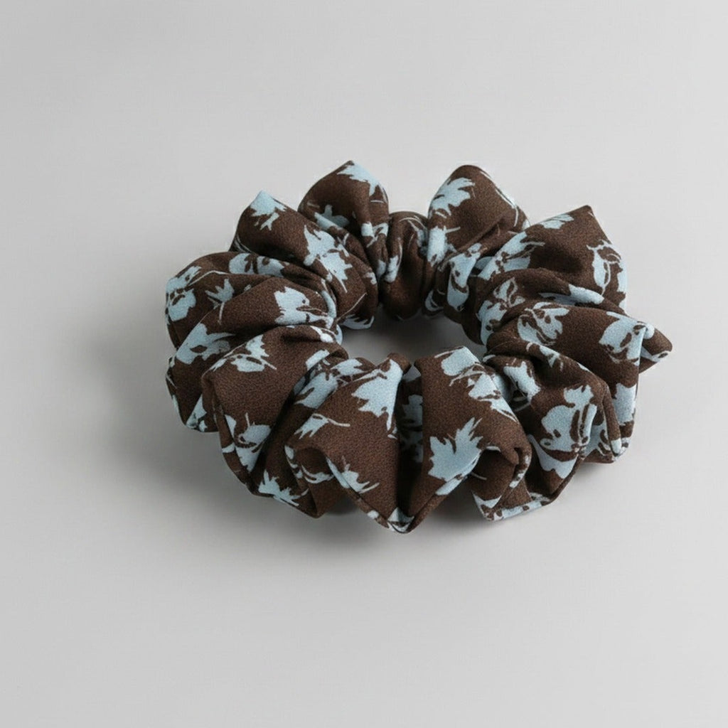 Floral Brown Hair Claw Clip – hair accessories (view 1)