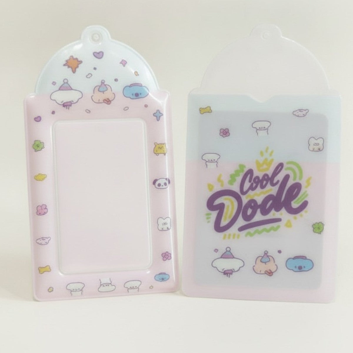 Pastel Kawaii Character Photocard Holder – stationery (view 1)