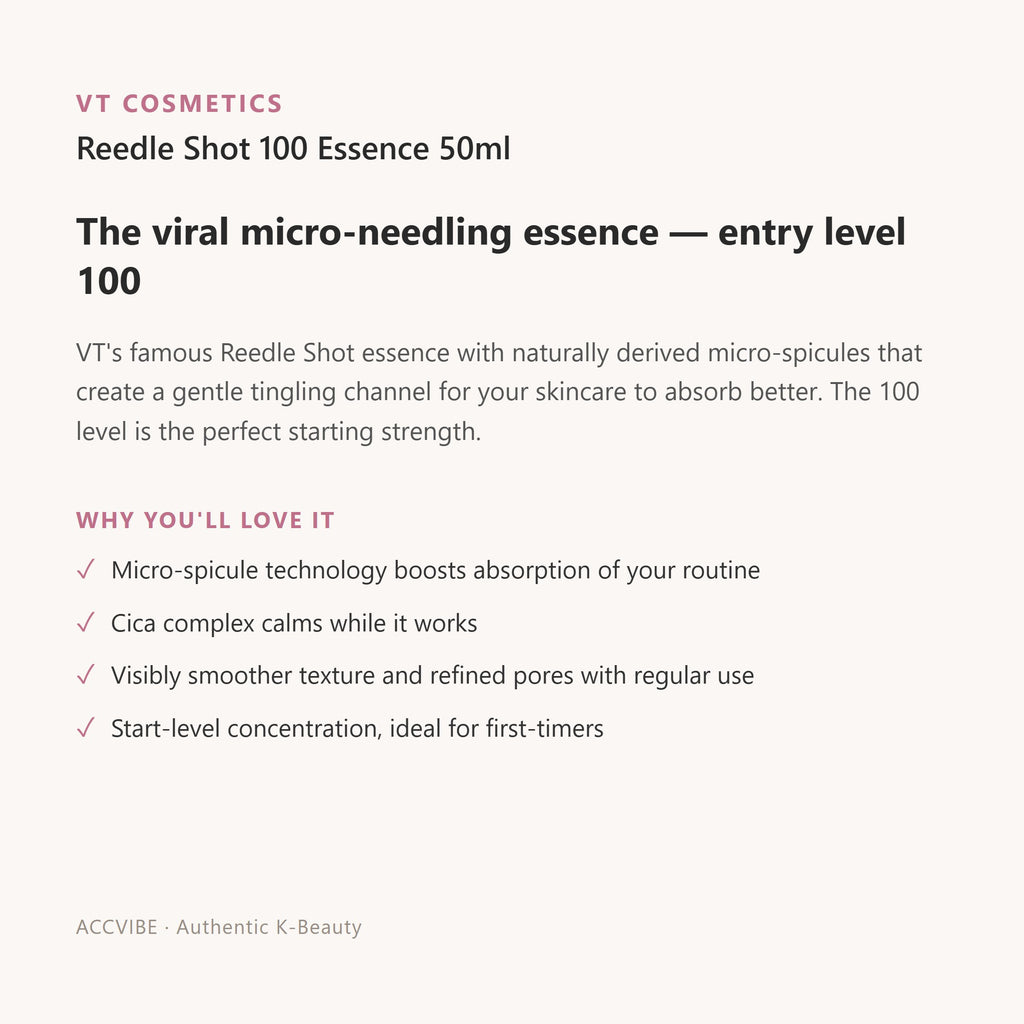 VT COSMETICS Reedle Shot 100 Essence 50ml – serum/ampoule (view 1)