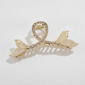 Mermaid Tail Pearl Gold Hair Claw – hair accessories (view 1)