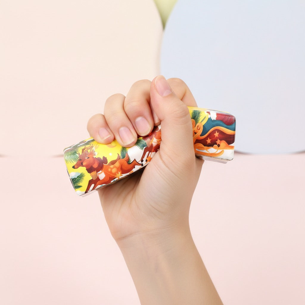 Holiday Butter Stick Squishy - Christmas - squeeze in hand