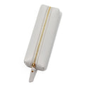 A delicate and elegant lychee-patterned leather pencil case - Lightgray