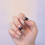 Leopard Bow Press-On Nails - Type 5