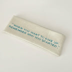 Ribbed Motivational Message Hairband - Cream White – hair accessories (view 1)
