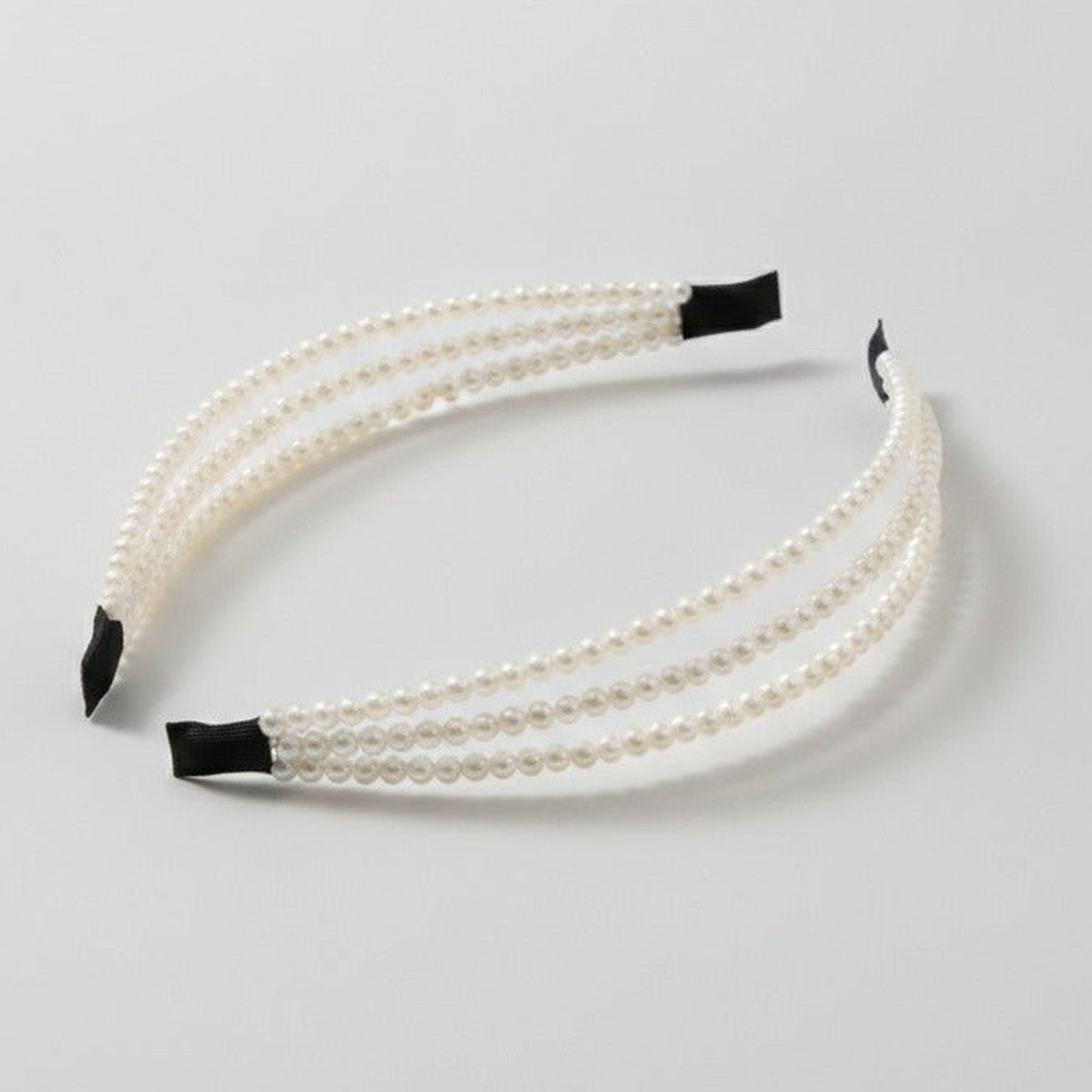 Triple Row Pearl Headband