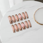 Leopard Bow Press-On Nails - Type 6