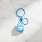 Mini Light-Up Game Keychain - Blue