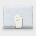 Kitten Embroidered Cream Wallet With Closure Strap – bags & wallets (view 1)