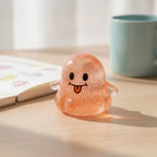 Grinning Ghost Squishy - Orange